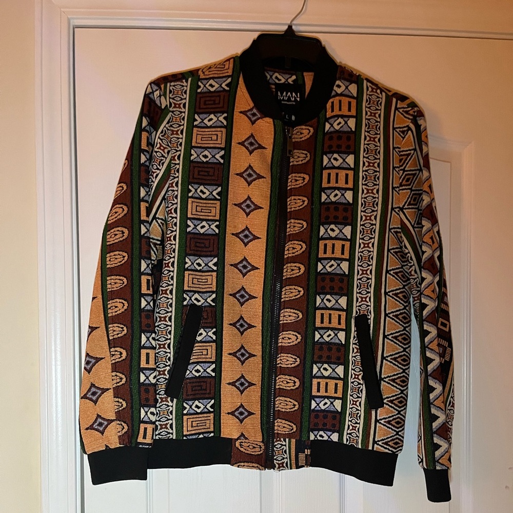 QUILT PATTERN VINTAGE JACKET